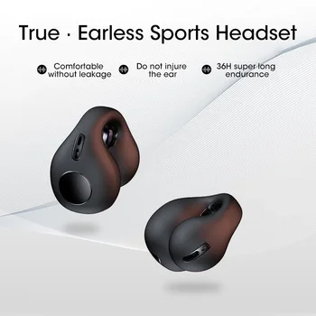 Fones de ouvido Bluetooth Mesmo Como Ambie Som Earcuffs TWS Orelha, Brinco sem Fio Bluetooth Fones Auriculares Fone de ouvido Fones de ouvido Sport